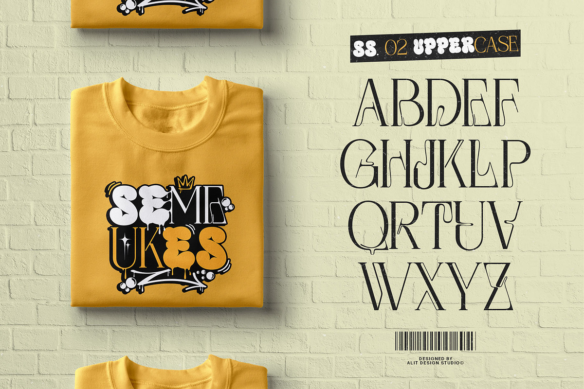 Warior Bomber Typeface, a Serif Font by alit design (Photo 11 of 20)
