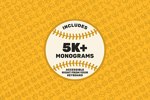 Champion Monograms-Grand Slam Bundle