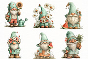 Whimsical summer gnome Clipart, an Illustration by Designworld (Thumbnail 3 of 7)