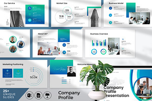 Company Profile Presentation Templat, a Presentation Template by Creative-Work