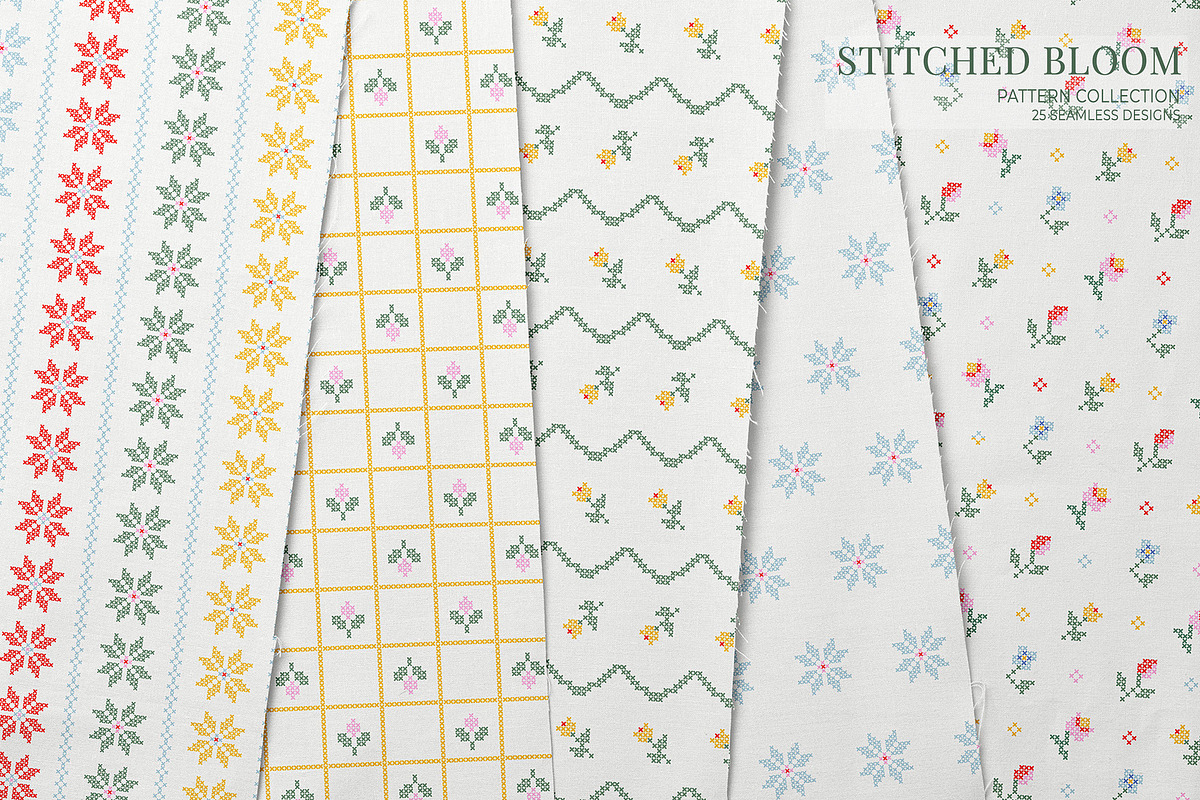 Cross-Stitch Florals: Spring Pattern, a Pattern Graphic by Essentially Nomadic (Photo 5 of 12)