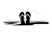 Beach Sandals Flip Flop Vector Bundl, an Illustration by jahid234 (Thumbnail 42 of 49)