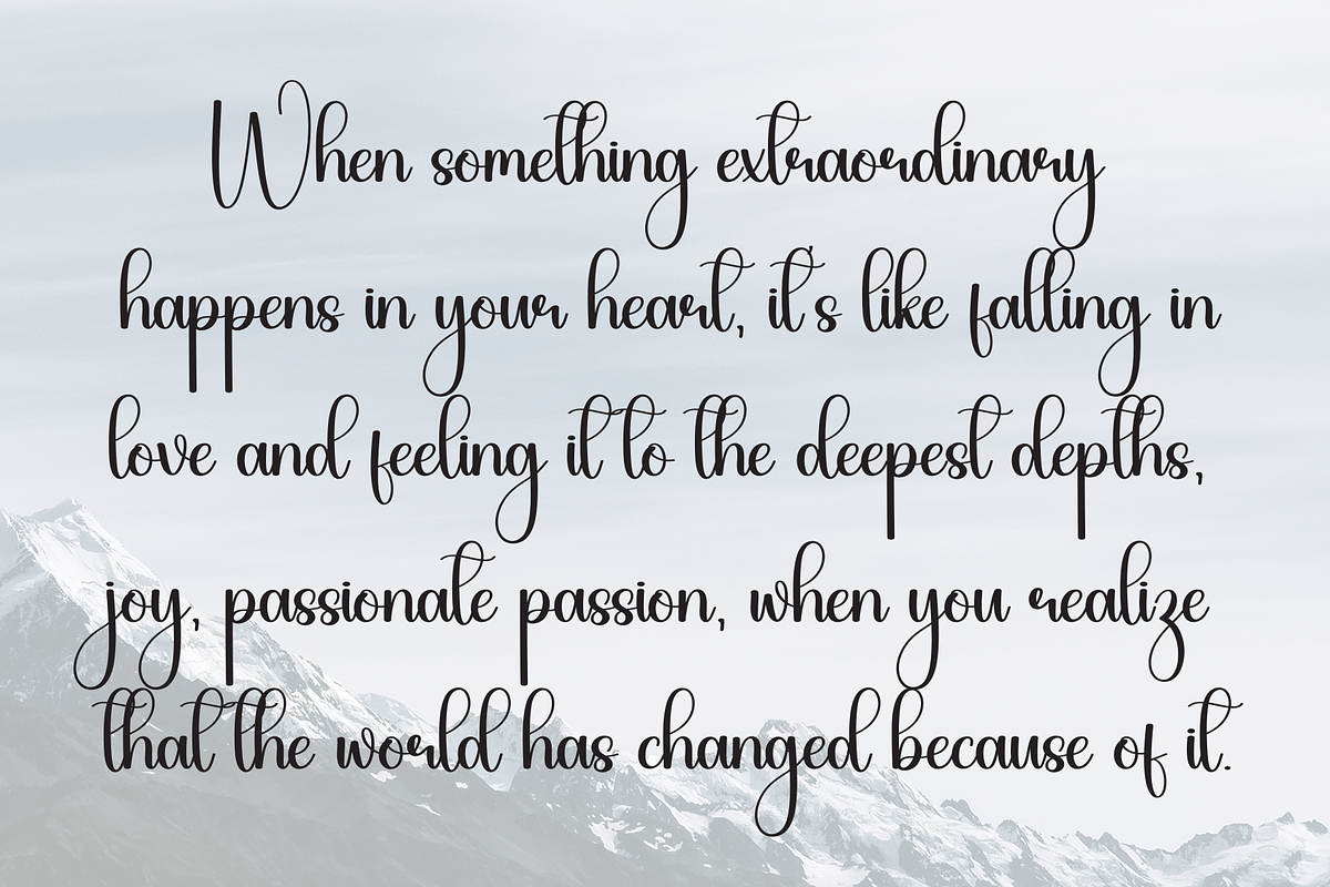Melody | Script Font, a Handwritten Font by Scratchones