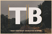 Riverwest Vintage Industrial Font, a Sans Serif Font by Parker Creative (Thumbnail 3 of 10)