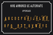 King Armored, a Blackletter Font by EN86-21 (Thumbnail 4 of 7)