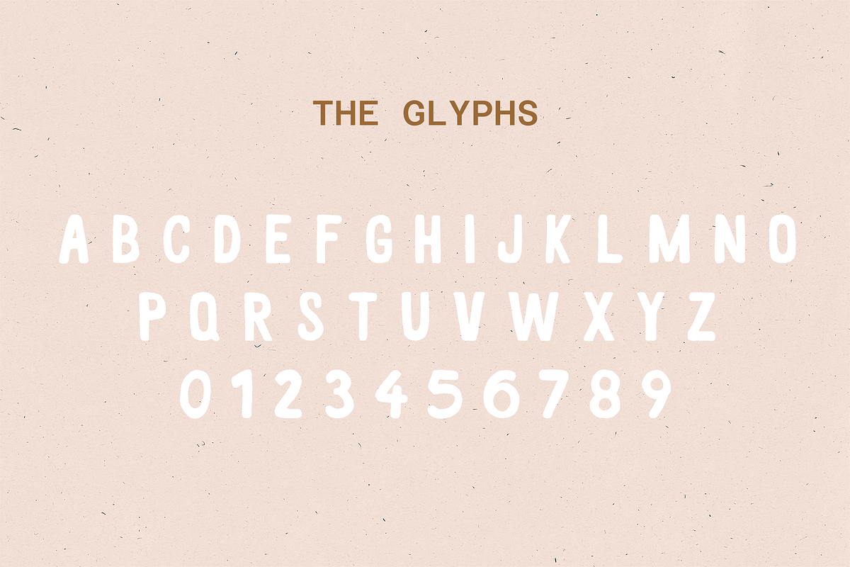 White wood hand drawn font, a Sans Serif Font by zansari foundry (Photo 3 of 6)