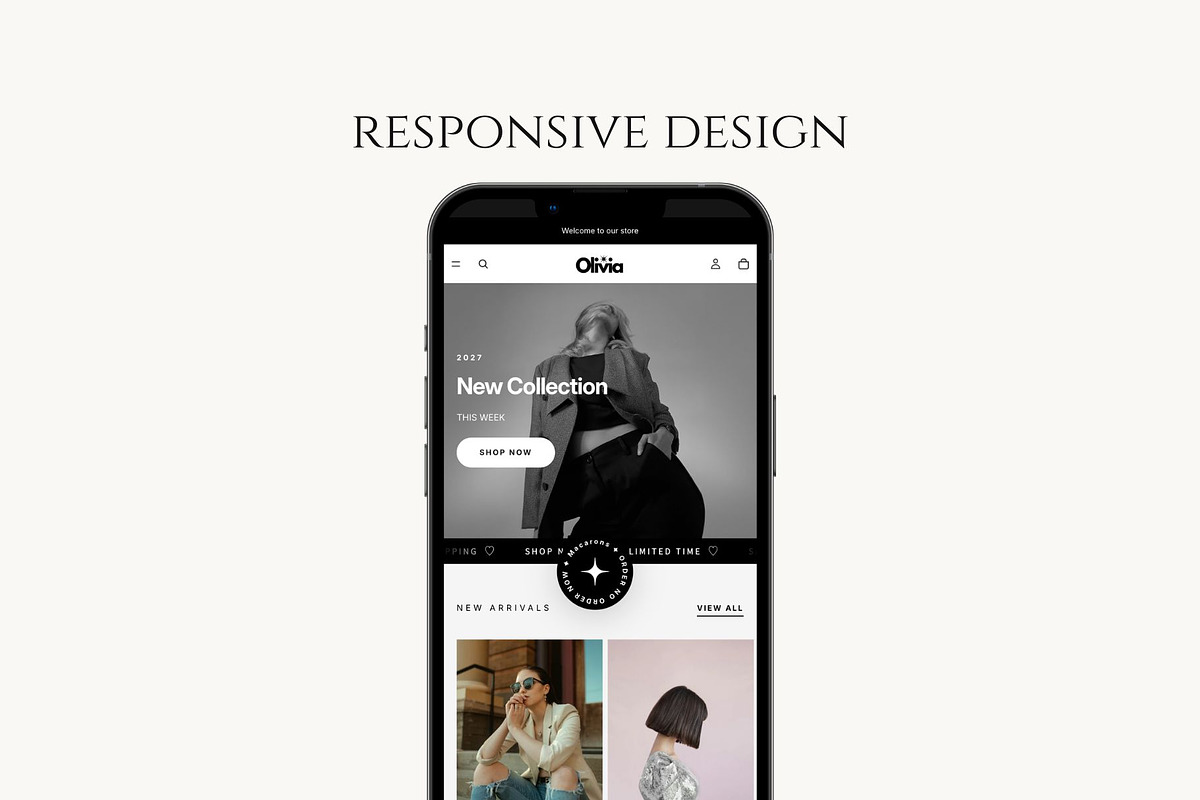Fashion Shopify Theme, a Shopify Template by Cathy Cárcamo (Photo 2 of 5)