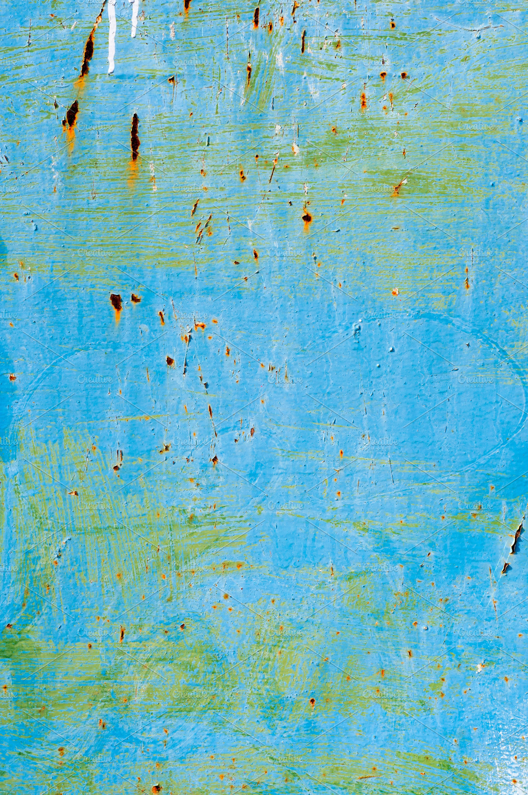 Blue Distressed Background