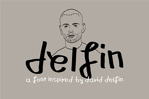 Delfin Handwritten Display Font