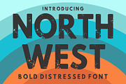 North West Vintage Font, a Sans Serif Font by Fourteen Letter (Thumbnail 1 of 6)