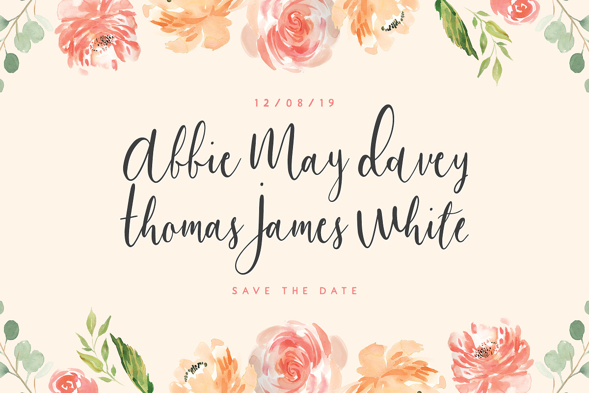 Bouncy Castle Calligraphy Font preview 8