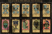 Eternal Bones Tarot colorful, an Illustration by Samiramay (Thumbnail 8 of 9)