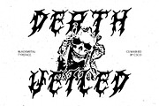 CS Masked – Black Metal Font, a Blackletter Font by Craft Supply Co. (Thumbnail 3 of 8)
