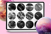 Procreate Galaxy Space brushes, a Brush Add-On by Revabrush (Thumbnail 5 of 7)