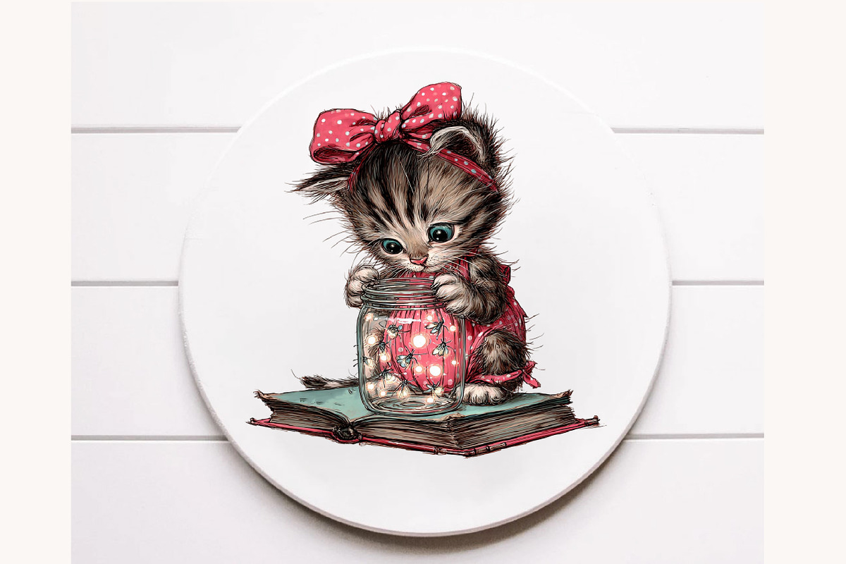 Cute Kitten StoryBook PNG Clipart, a Seasonal Illustration by Designworld (Photo 9 of 9)