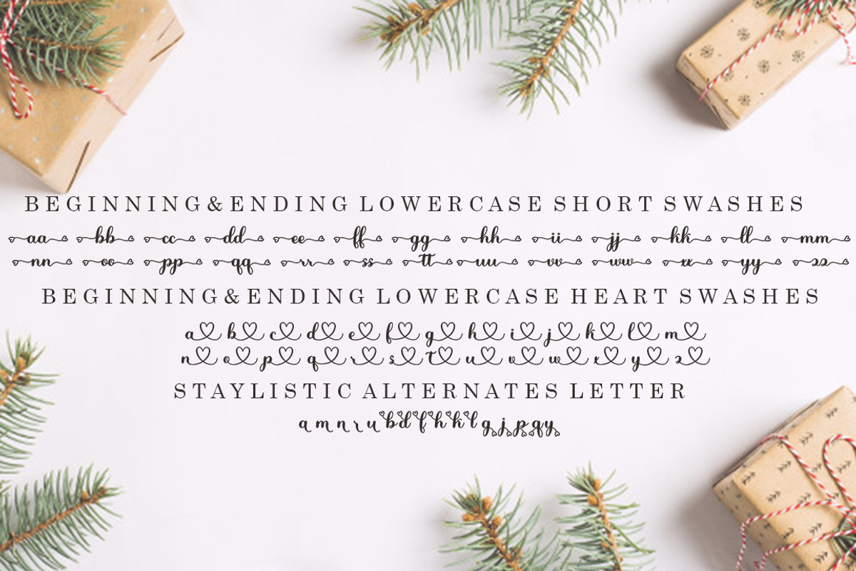 Holly Jolly | Lovely Font, a Script Font by Bosstype Studio (Photo 6 of 8)