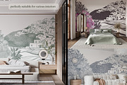 Hand Drawn Mediterranean Wallpaper, a Wallpaper Graphic by Nature.Of.Kate (Thumbnail 7 of 13)