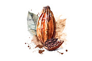 Fruit watercolor illustrations / 02, a Food Illustration by Graxaim Mock-up (Thumbnail 5 of 8)