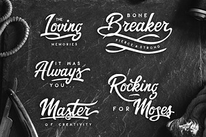 The Trickster Font Duo Extras