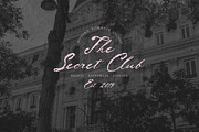 Chapter One Textured Vintage Scrip, a Script Font by AnMark (Thumbnail 4 of 12)