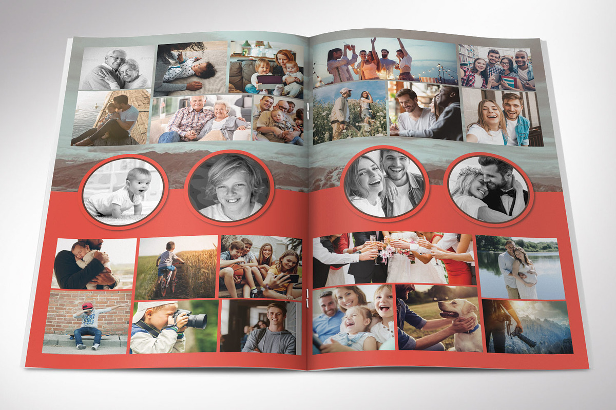 Circles Funeral Program Word 8 Pages, a Brochure Template by Godserv Designs (Photo 3 of 10)