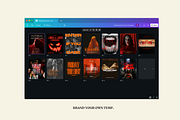 Halloween Canva Template Set 1, a Templates & Theme by BYOTstudios (Thumbnail 4 of 11)
