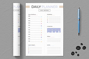 Daily Planner Template, a Stationery Template by ContestDesign (Thumbnail 1 of 3)