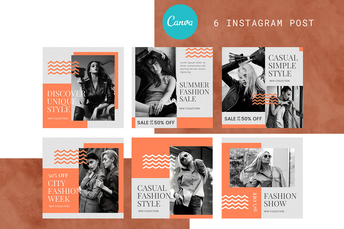 Canva Instagram Post Template Jenie, a Social Media Template by Lythcreative (Photo 2 of 5)