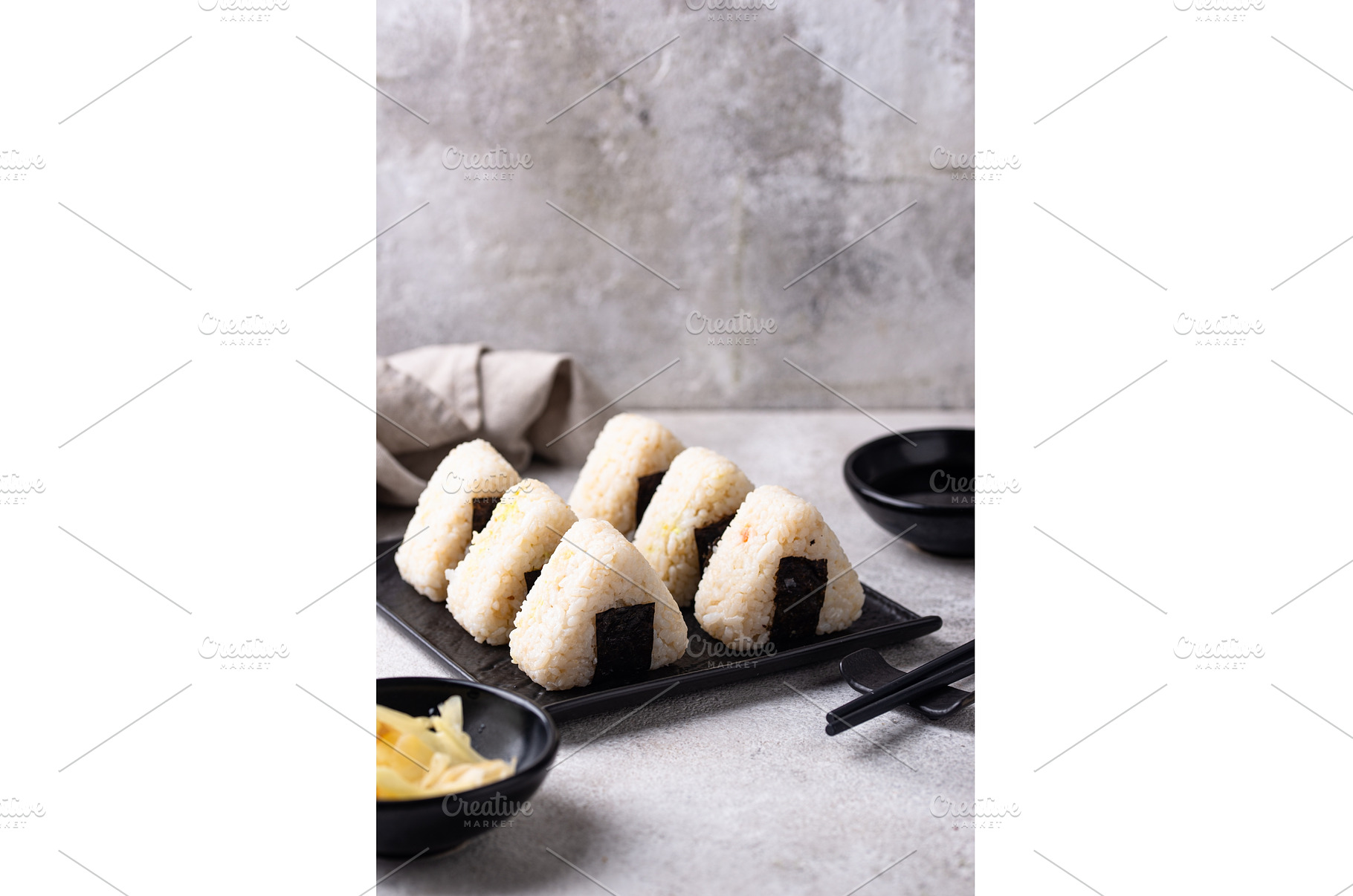 Onigiri, traditional japanese dish, a Food & Drink Photo by Yulia Furman