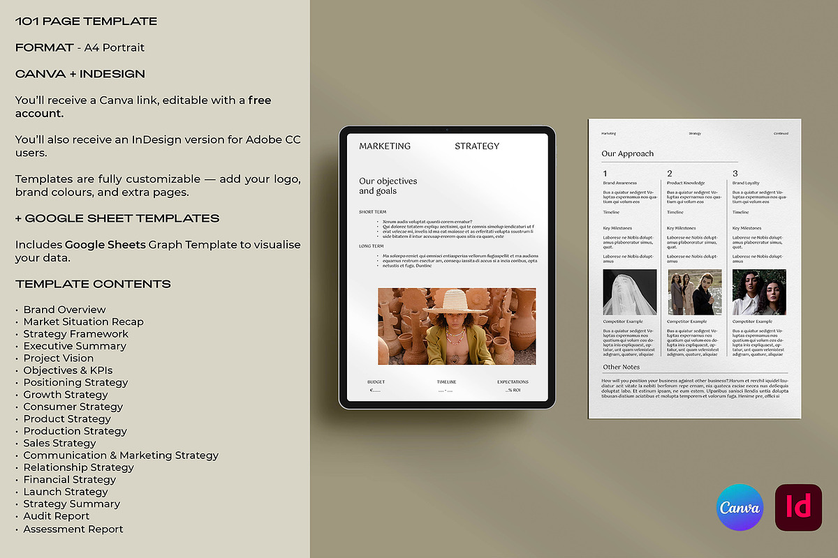 Fashion Brand Strategy Template preview 4
