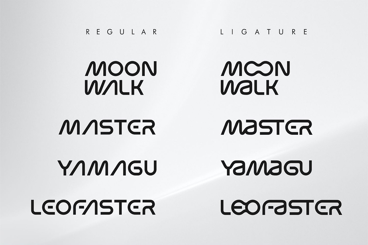 Moon Walk Font | Futuristic Font, a Sans Serif Font by WhymoreArt (Photo 5 of 10)