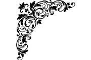 Premium Swirl Leaf Corner Frame, a Decorative Illustration by Creativeshirt (Thumbnail 20 of 20)