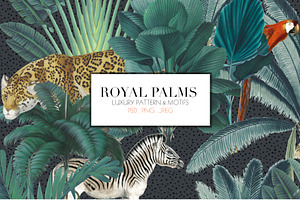 Royal Palms - Luxury Print