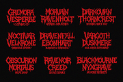 MIDNIGHT LEGACY — Black Metal Font, a Blackletter Font by Enxyclo Studio (Thumbnail 5 of 15)