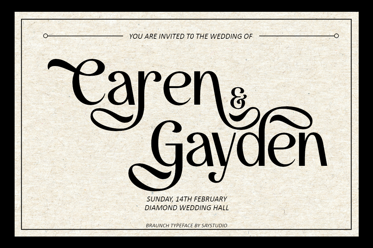 Braunch - Brand Sans Font, a Sans Serif Font by Say Studio (Photo 4 of 14)
