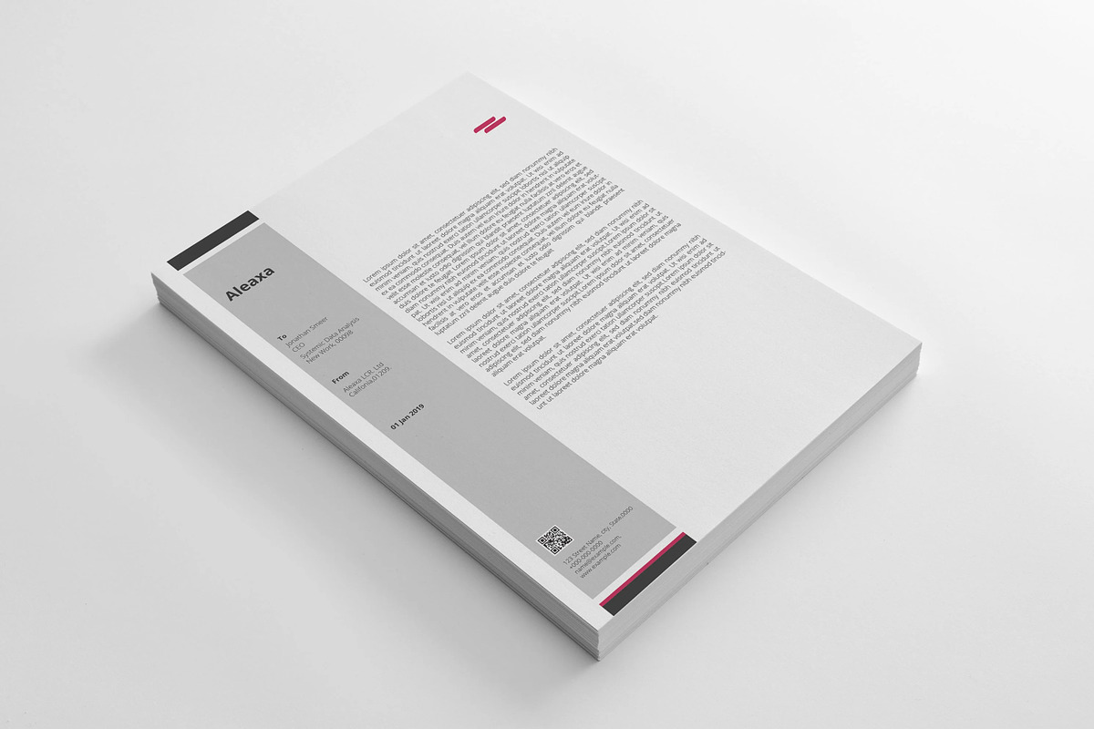 Brand Identity Stationery, a Stationery Template by retrographix (Photo 2 of 5)