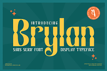 Brylan – A Retro Modern Display Sans