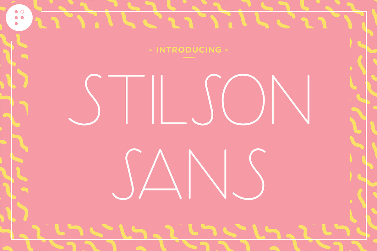 Stilson Sans - Thin Display Face, a Sans Serif Font by Ross Palumbo (Photo 1 of 6)