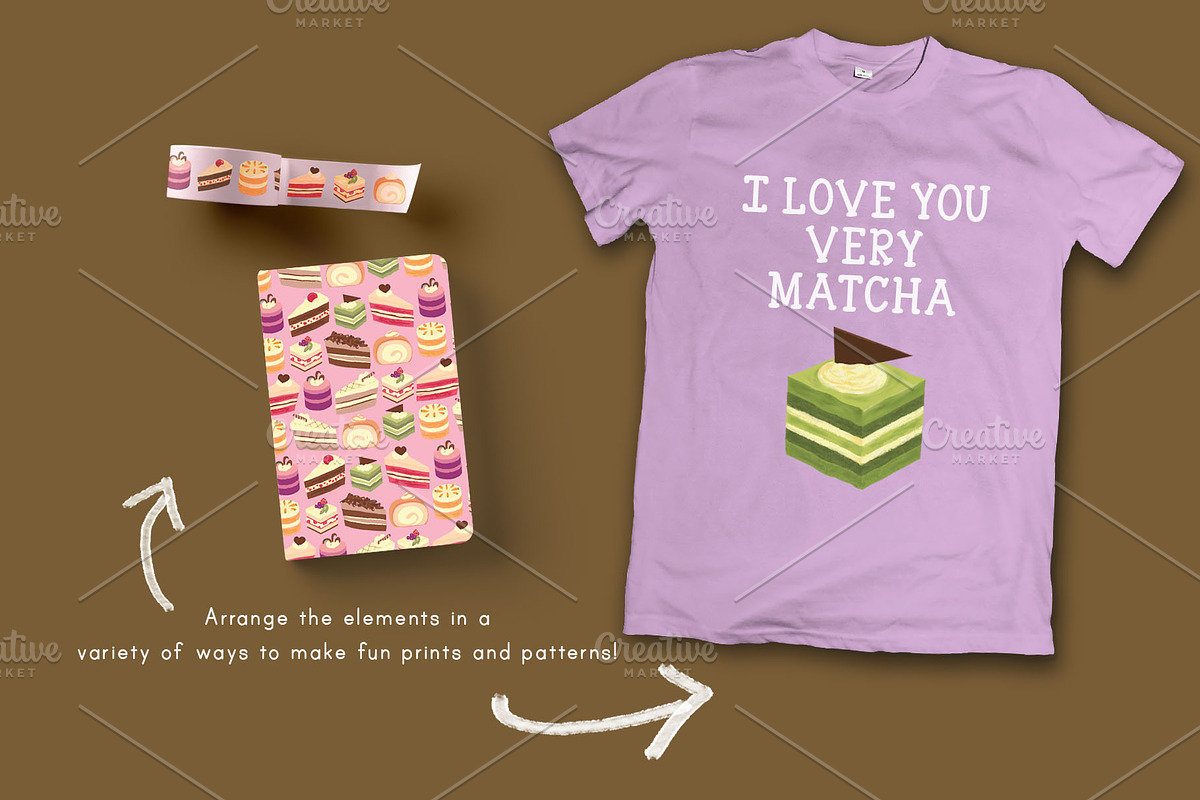 Food & Drinks Art Bundle 50% Off, a Food Illustration by Cynthia Arre (Photo 5 of 9)