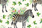 Zebra Seamless Pattern, a Pattern Graphic by PLUM&FIGS (Thumbnail 1 of 6)