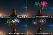 PNG fireworks photoshop overlays, a Layer Style Add-On by Walllow Creatives (Thumbnail 3 of 6)
