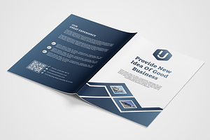 Corporate Bi Fold Brochure Template