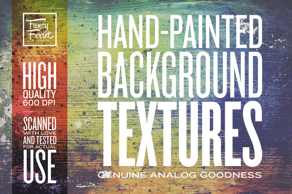 Hand-painted Background Textures, a Texture Graphic by Fancy Ferret Studios