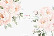 blush elegance floral clipart png, a Decorative Illustration by Patishop Art (Thumbnail 4 of 8)