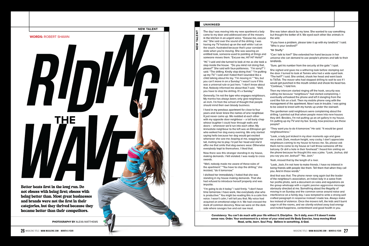 Magazine Template, a Magazine Template by Red Cactus Creative (Photo 14 of 20)