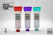 Metal Squeeze Tubes Packaging Mockup, a Packaging Mockup by INCDesign (Thumbnail 6 of 10)