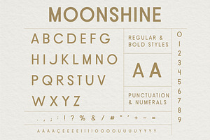 Moonshine Font Classic Sans Serif