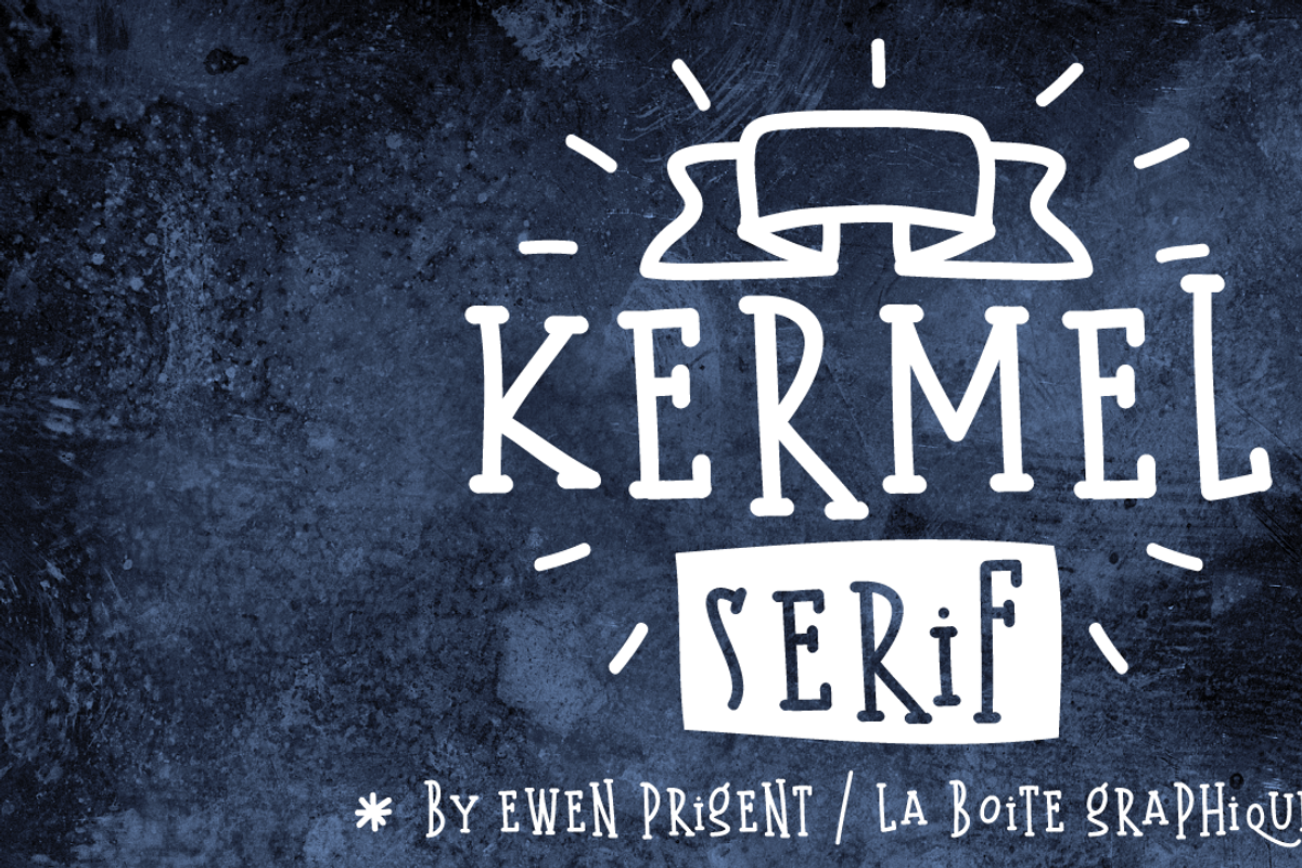 Kermel serif, a Handwritten Font by La Boite Graphique (Photo 1 of 5)