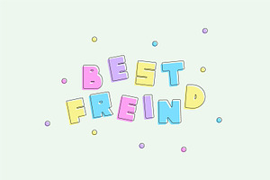 Mas Bro | Kids and Bold Font