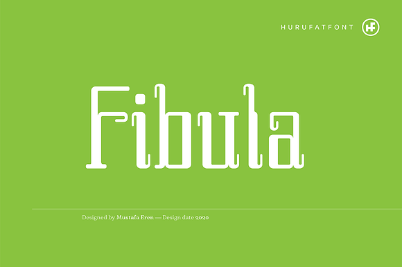 Fibula Display Font preview 7